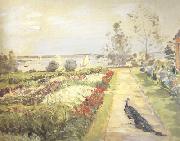 Max Slevogt Flower Garden in Neu-Cladow (nn02) oil painting
